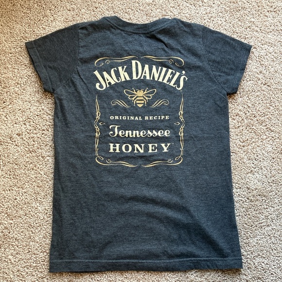 Jack Daniel’s Tennessee Honey Whiskey Short Sleeve Shirt Top Sz Small - Picture 2 of 5